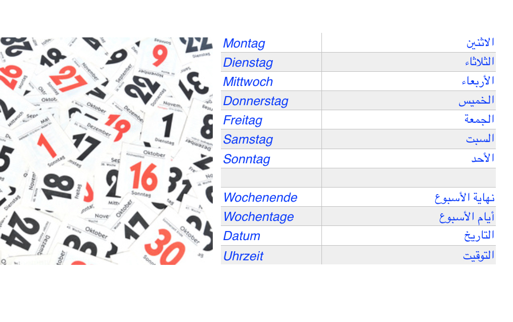 Wochentage